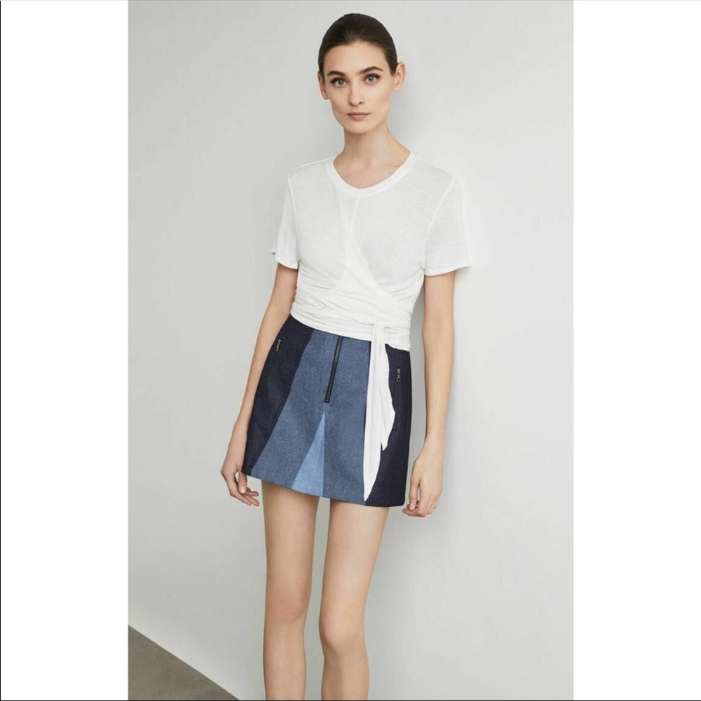 Denim skirt mini
